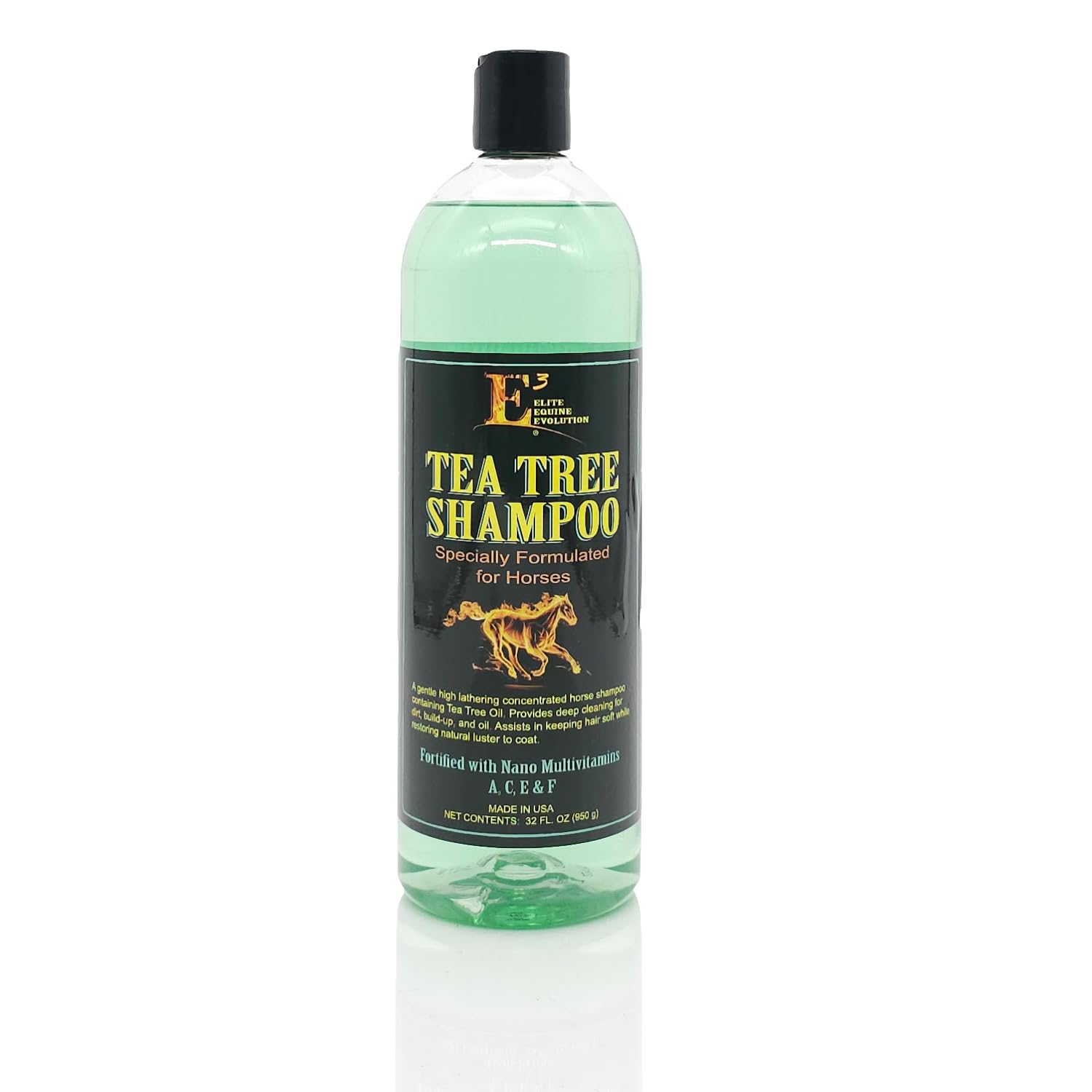 E3 Elite Grooming Products Tea Tree Shampoo For Pets, 32 Oz.