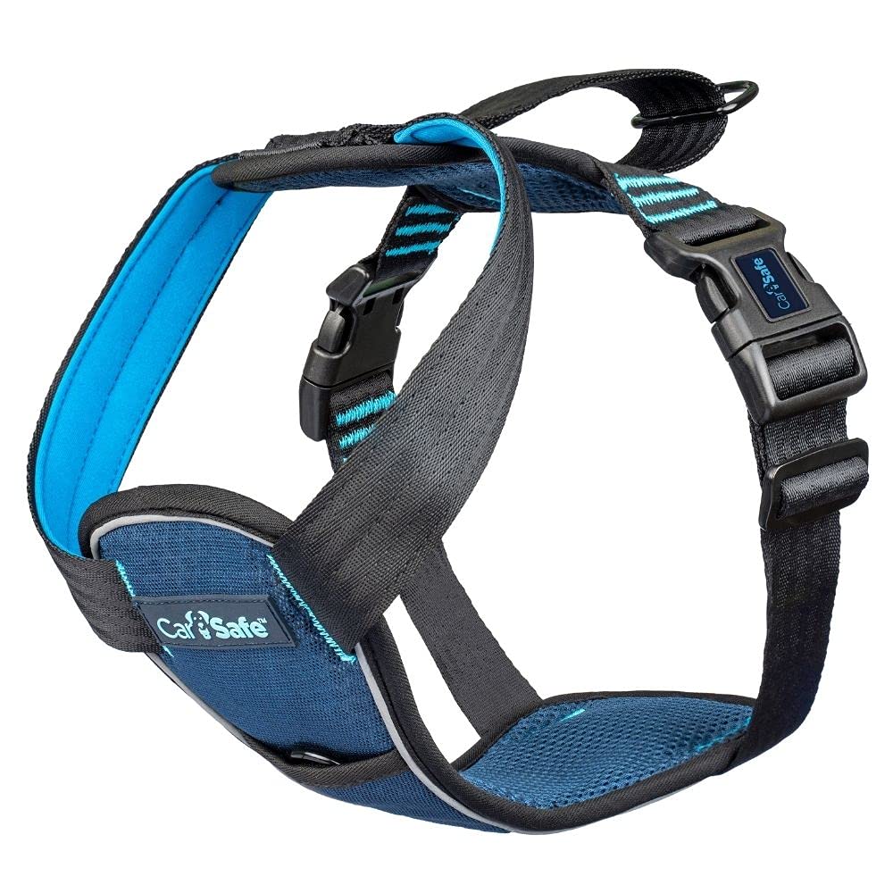 Carsafe Crash Tested Dog Safety Harness - Crash Tested To 32Kg/70Lbs, Safely Secure Dog In The Car, Comfortable And Padded Desig