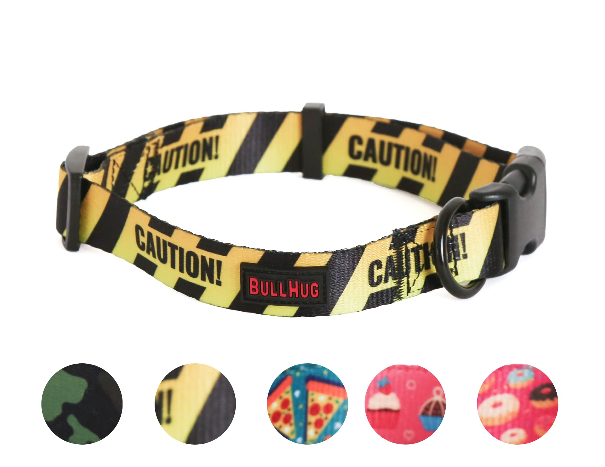 Dog Collars, Soft Adjustable Polyester, Vibrant Prints With Quick-Release Utx Buckle. Designed For Small Medium Large Dogs (Coll