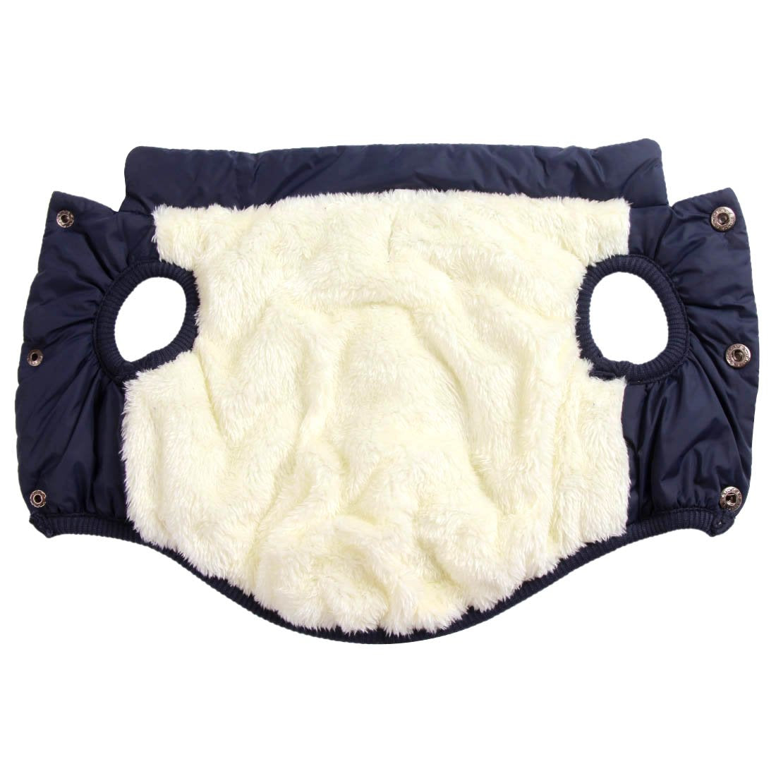 JoyDaog Warm Dog Jacket, Fleece Lined, Windproof, Small Size, Blue, Perfect for Winter Cold Weather