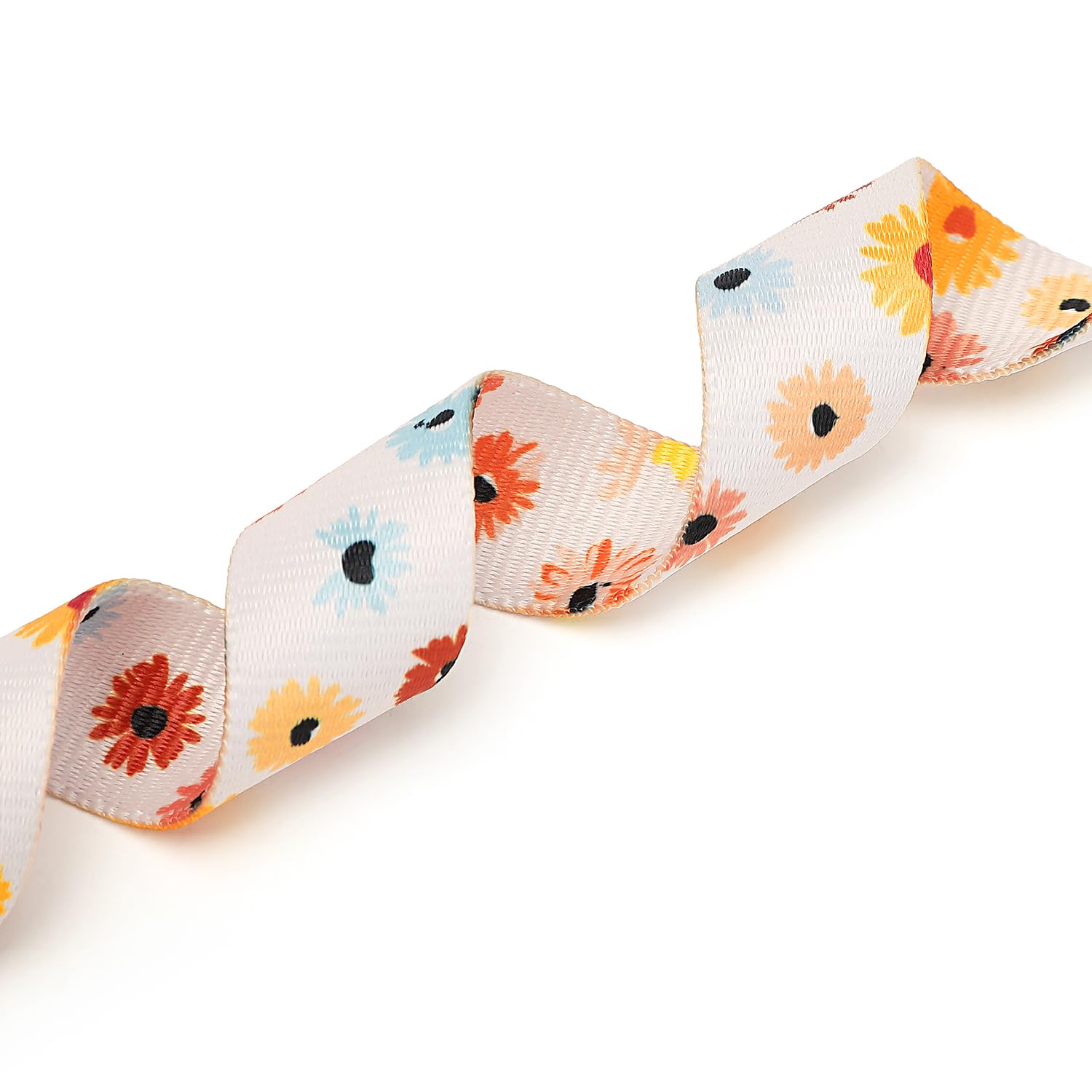 Suredoo Adjustable Dog Collar With Patterns, Ultra Comfy Soft Nylon Breathable Pet Collar For Small Medium Large Dogs (M, Floral