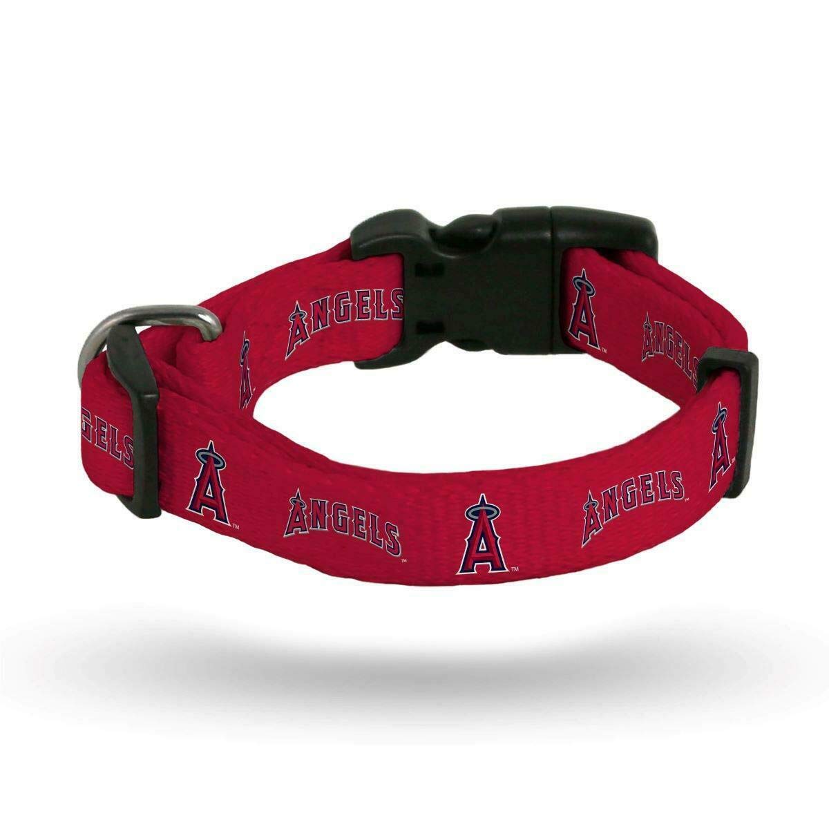 Mlb Los Angeles Angels Pet Collarpet Collar Large, Team Colors, Large