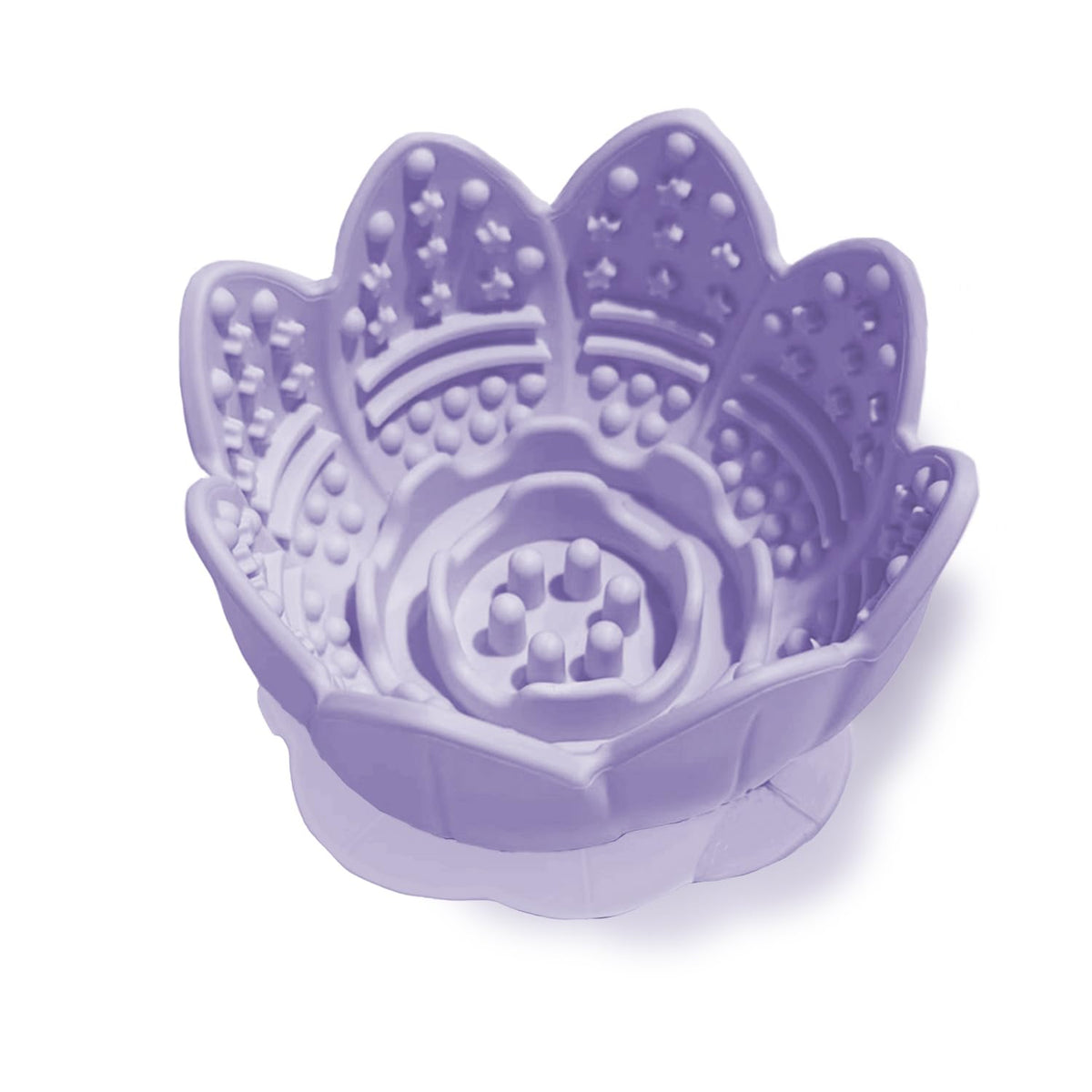 Dog Lick Bowl,Anxiety Relief Slow Feeder Dog Lick Mat Treat Dispenser, Non-Slip Licking Bowl Enrichment Toys for Small Medium Br