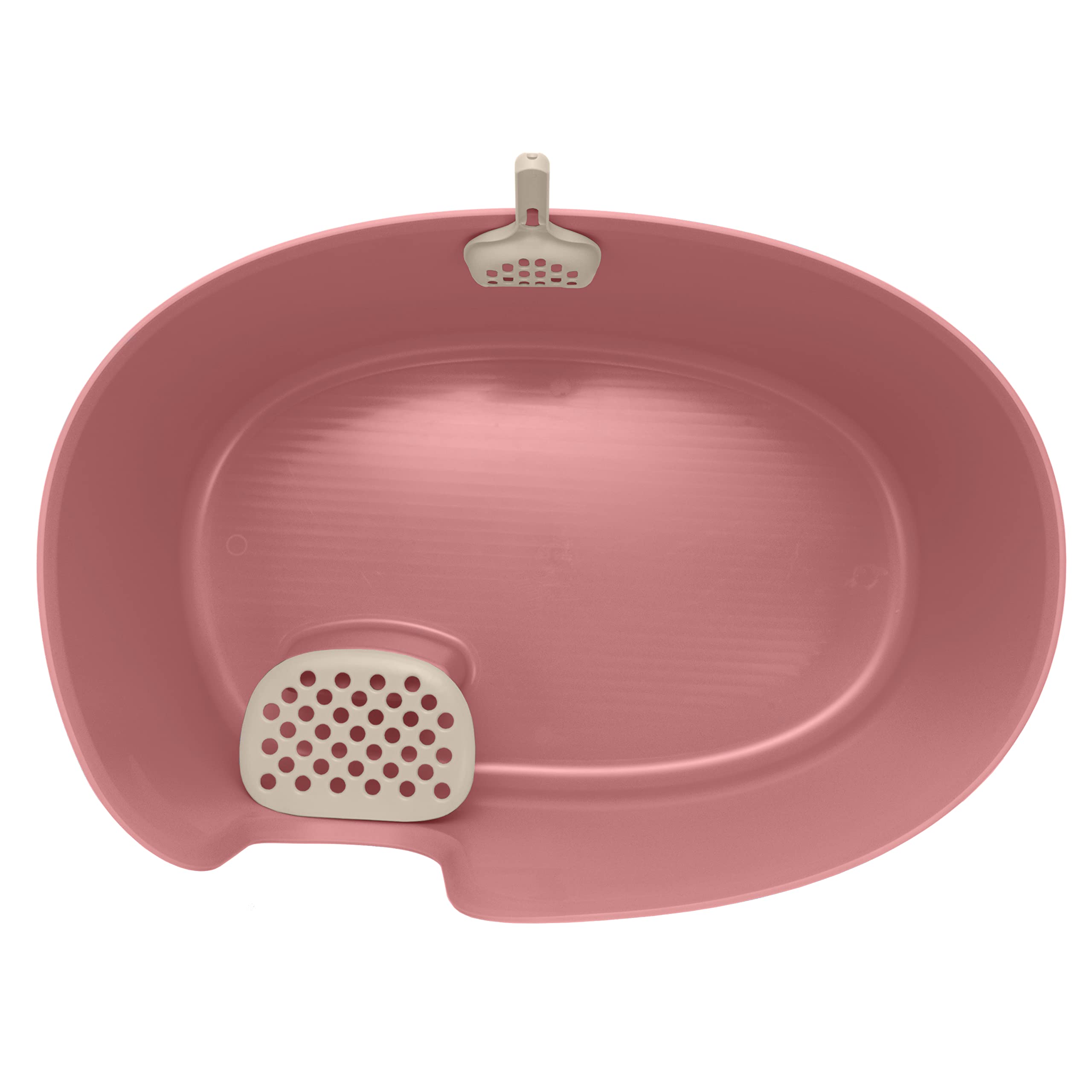 Richell Paw Trax High Wall Cat Litter Box Xl, Large High Sides Cat Litter Pan