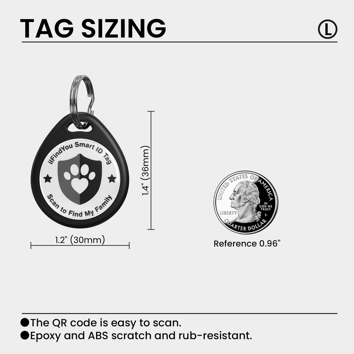 Ilfindyou 3 Pack Dog Tags Personalized, Qr Code Pet Id Tags For Dog Co ...