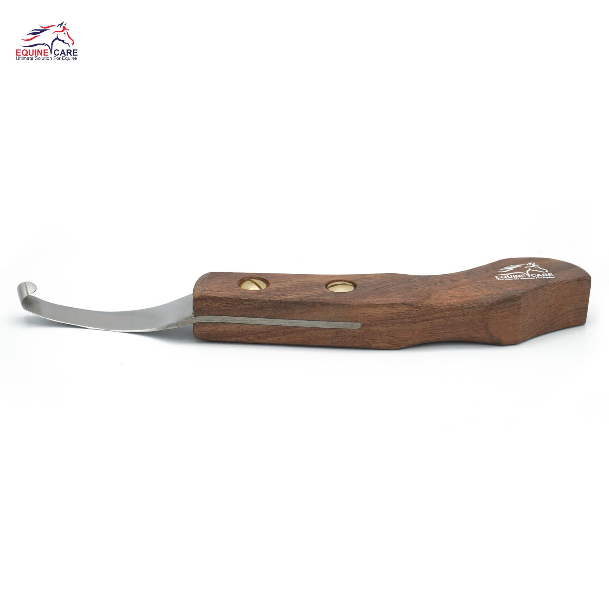 Equine Care Left-Handed Hoof Knife - Ultra-Sharp J2 Steel Blade | Professional Farrier Hoof Knife & Horse Hoof Trimmer | Ergonom