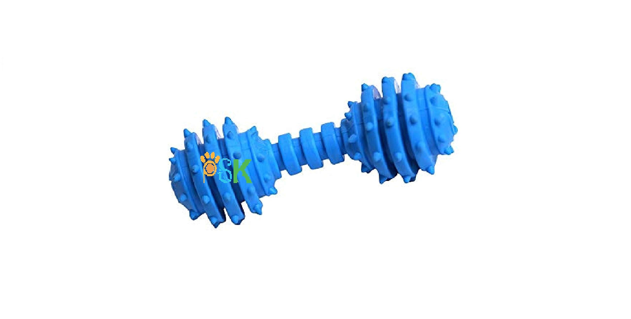 Psk Pet Mart Dumble With Bell Chew Puppy Dog Toy (Color May Vary)