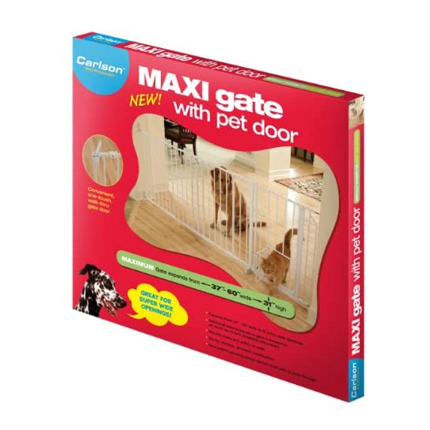 Carlson Maxi Pet Gate,White