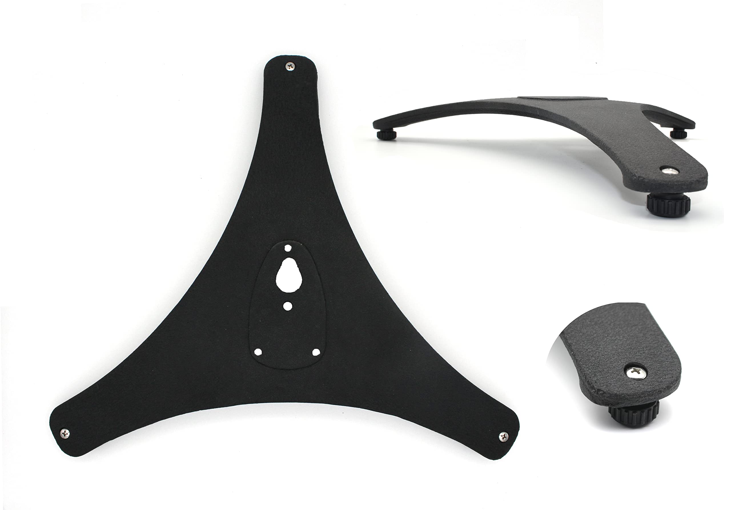 Homcare Metal Hoof Stand With Adjustable Height Hoof Jack Farrier Stand Horse Hoof Stand,Black