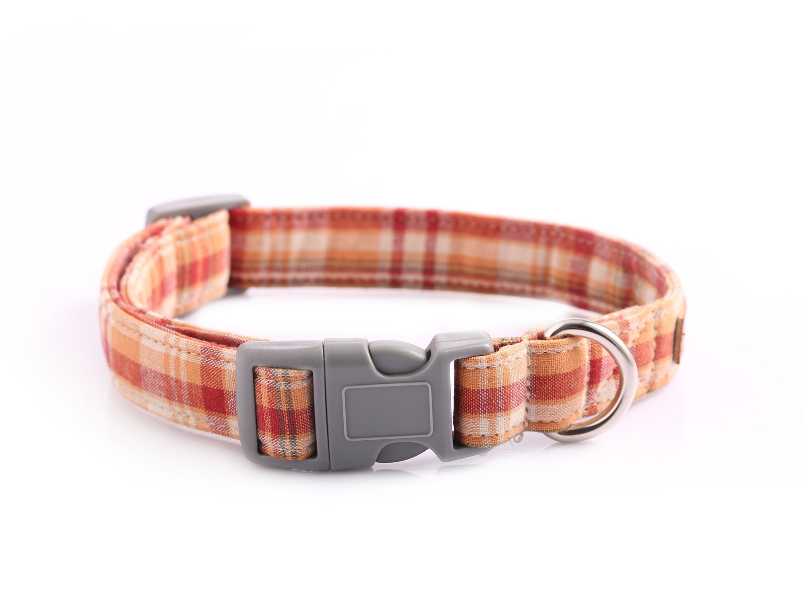 Lionet Paws Dog and Cat Collar with Bowtie Grid Collar Plastic Buckle Light Adjustable Collars for Small Medium Large Dogs