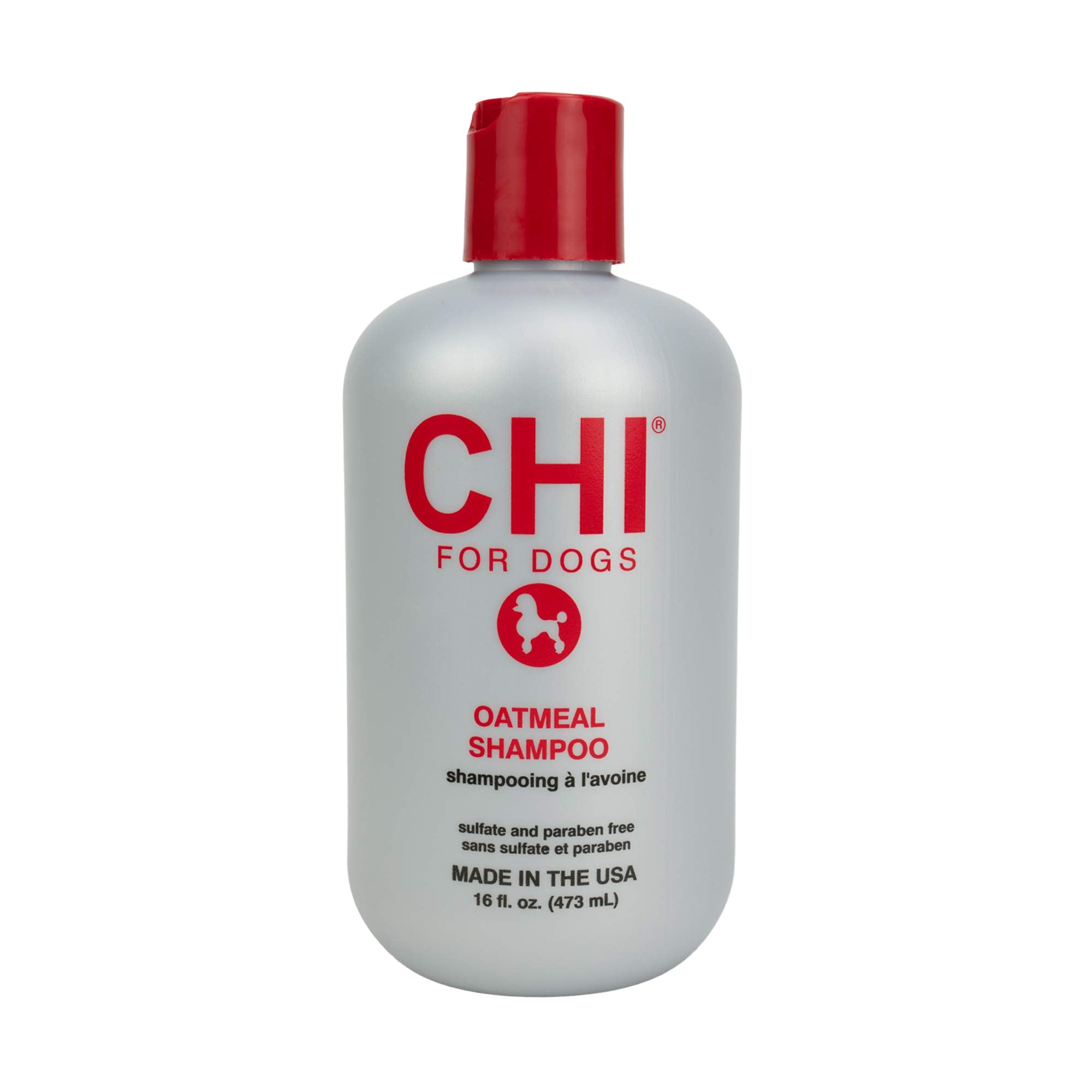 Chi For Dogs Oatmeal Shampoo For Dogs, 16 Oz Best Oatmeal Dog Shampoo For Dogs With Dry Skin Sulfate & Paraben Free, Ph Balanced For Dogs, Made In The Usa