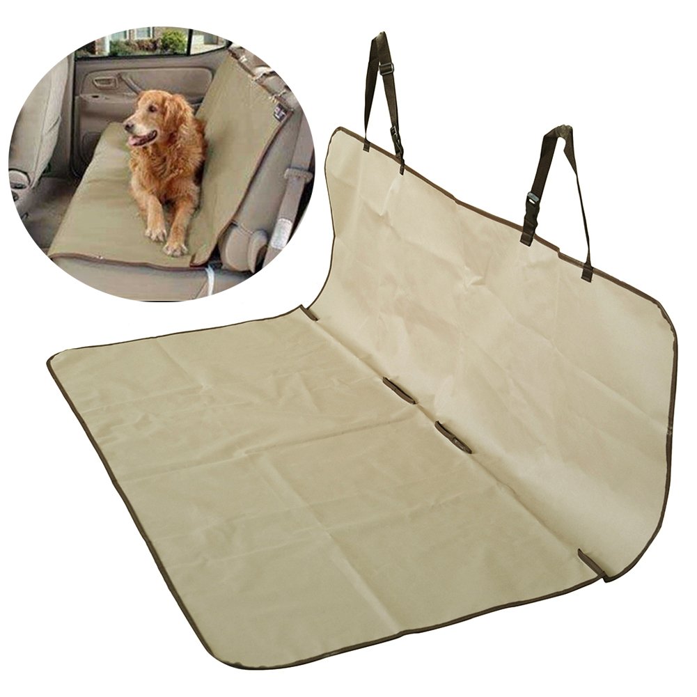 Petsafe Happy Ride Waterproof Bench Seat Cover For Dogs And Pets - Fits Cars, Trucks And Suvs - Waterproof Area Protection - Tan