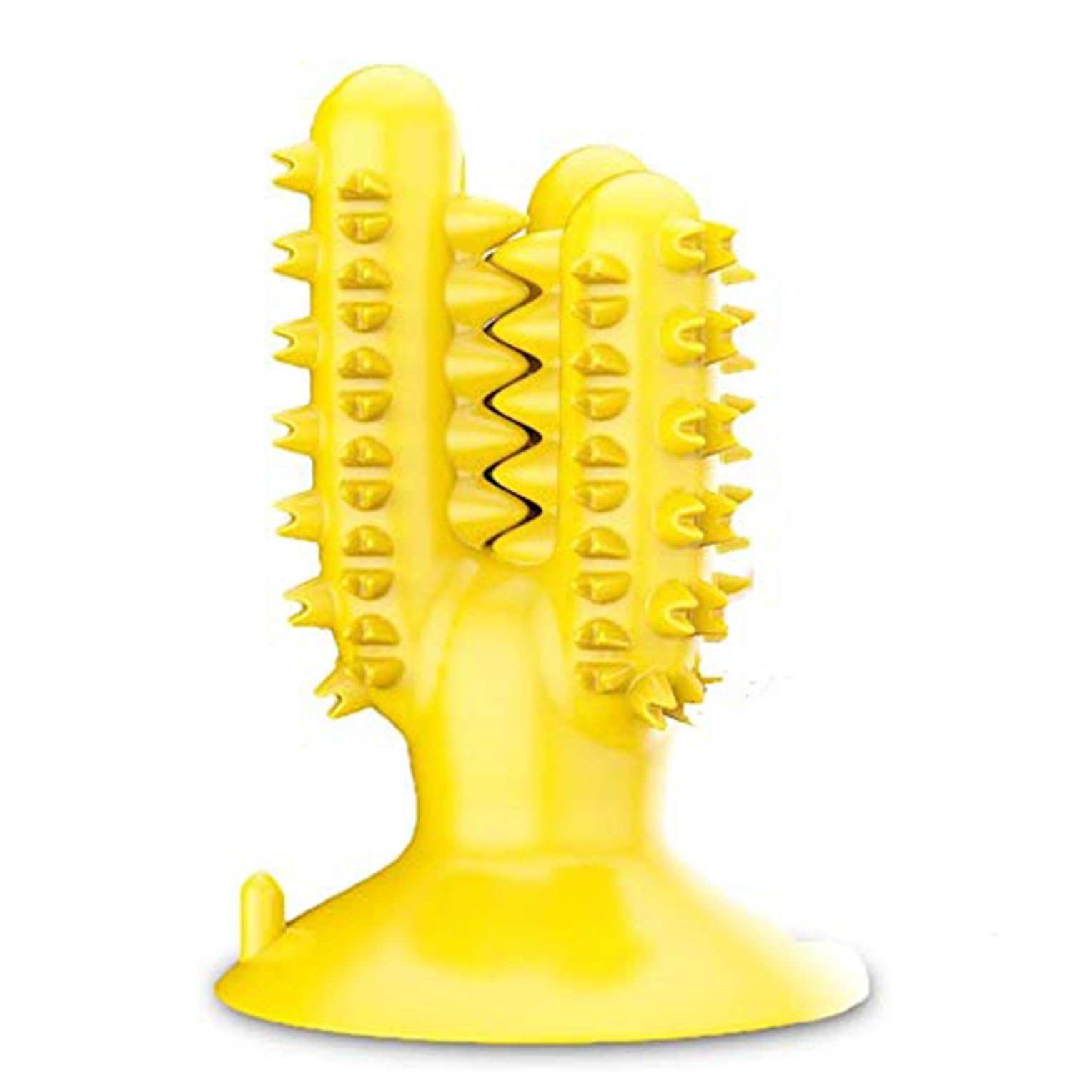 Emliy Pets Dog Chew Cactus Toy For Aggressive Chewer, Upgraded Natural Rubber Brushing Stick For Dog Teeth Cleaning, Safe BiteR