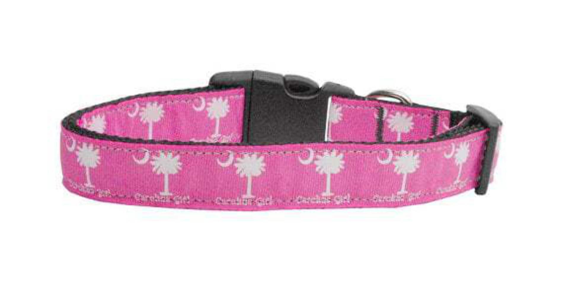 Pet Dog & Cat Nylon Collar or Leash, &quot;Carolina Girl&quot; SM Collar