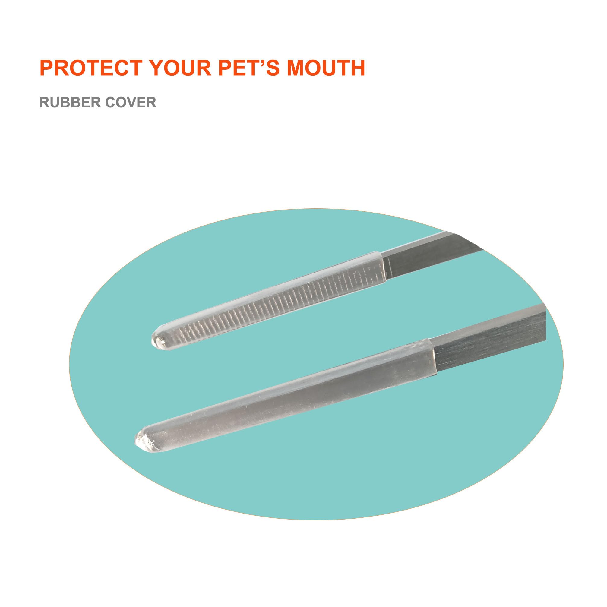 Extra Long Tweezers with Rubber Cover Tips, Fecsam Feeding Tongs - 2 Pack/18.9 inch Aquarium Stainless Steel Large Aquascape Too