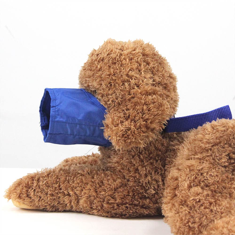 Ateliepets Soft Muzzle For Small Dogs, Puppy Muzzle For Grooming, Stop Biting Barking And Chewing - 5 Colors, 5 Sizes (Blue, Sma