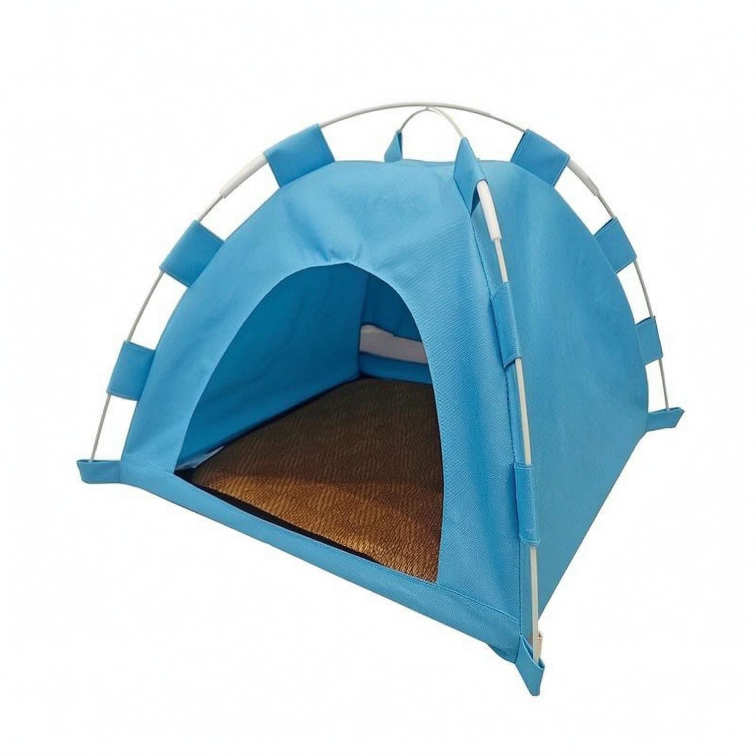 DoubleSided Mat Foldable Pet Tent Bed Breathable Tent Pet House Cooling Surface Covered Cat Cave Soft Material for Cats, Dogs, 