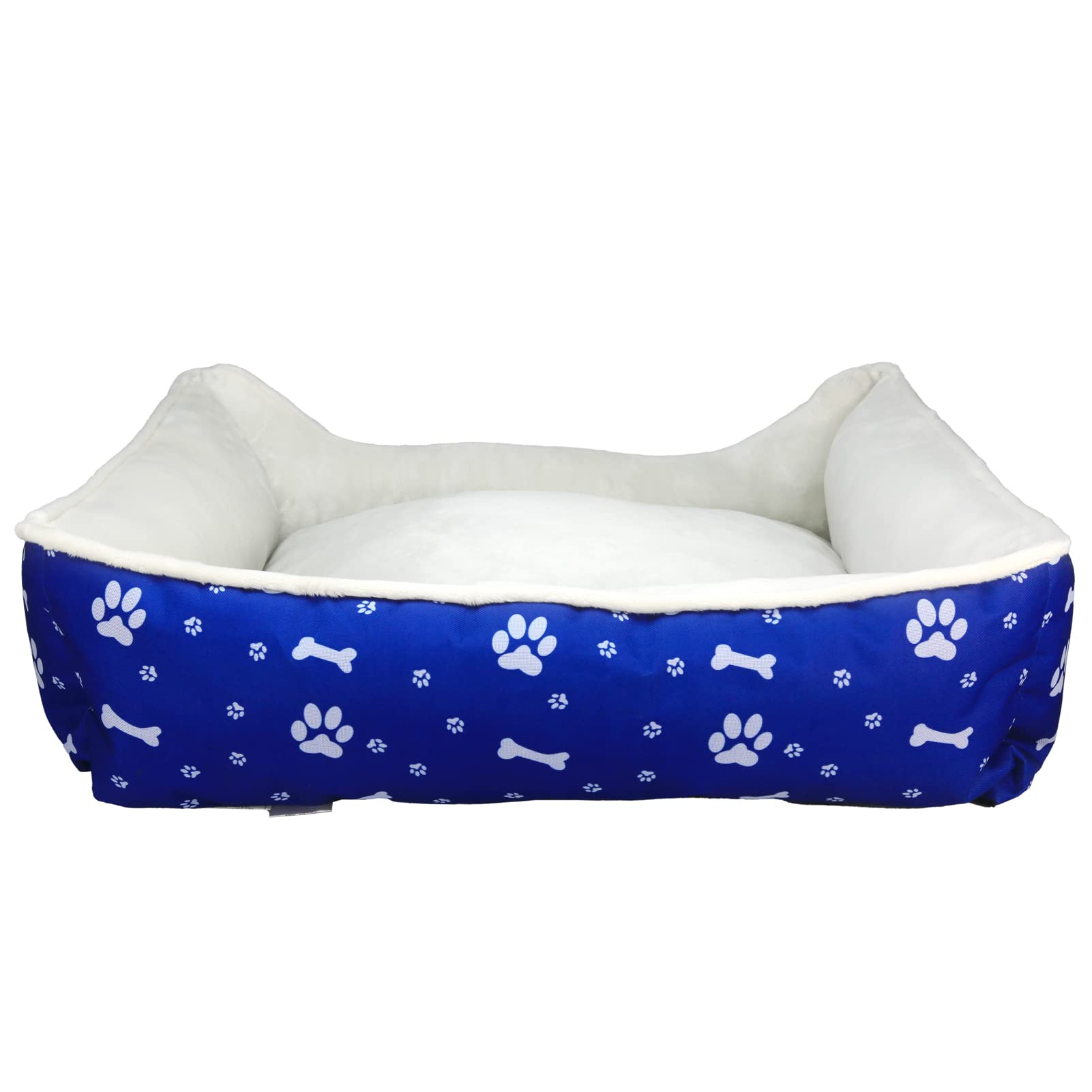Long Rich Rectangle Dog Bed, Super Soft Plush Pet Bed For Indoor Cats Dogs, Reversible Polyester Dog Bed, Anti-Slip Bottom, Mach