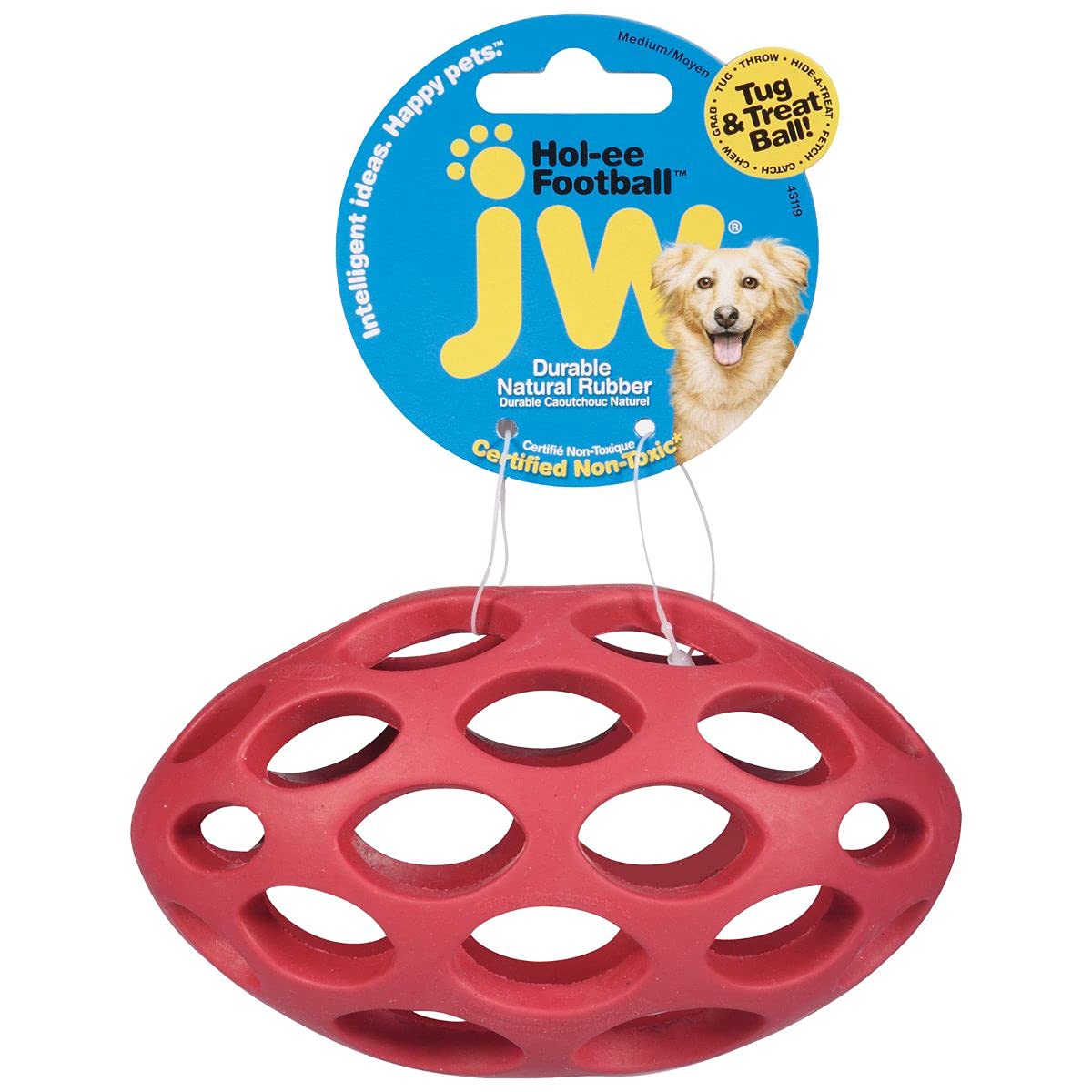 Jw Hol-Ee Roller Football Toy For Dogs Medium Size