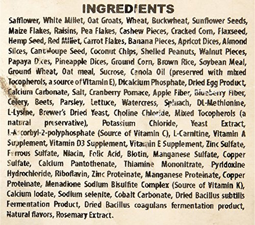Higgins 466185 Higg Sunburst Food For Conure, 25-Pound
