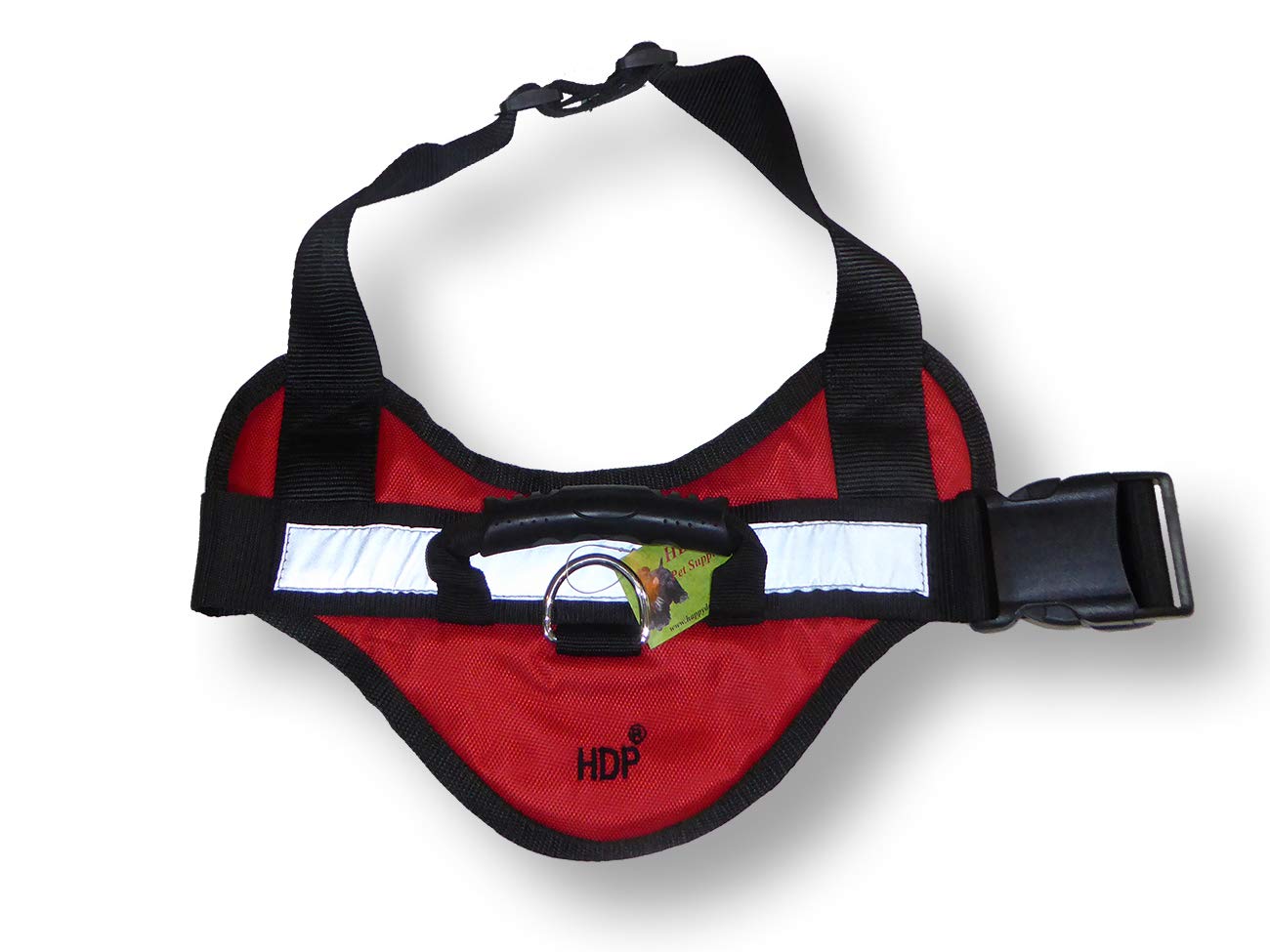 HDP Big Dog Soft No Pull Harness Size:Medium Color:Red