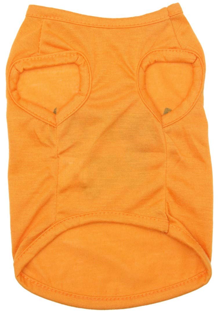 Oasis Plus Mommy'S Boy Orange Pet T-Shirt Vest Outfits Clothes For Female Male Dog Cat Rabbit
