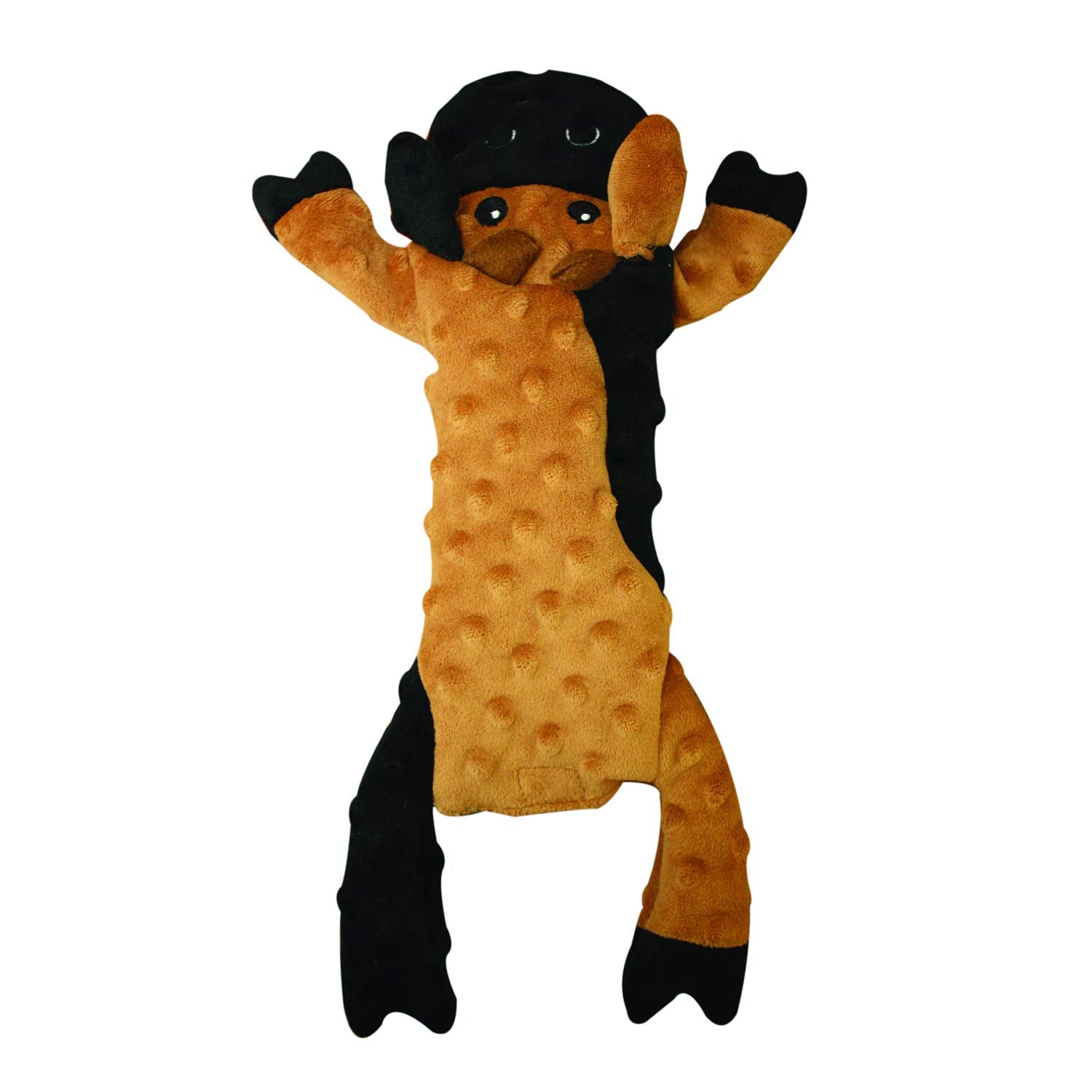 Ethical Pets 54094 Skinneeez Extreme Stuffing Free Dog Toy, 14'', Cow, Brown