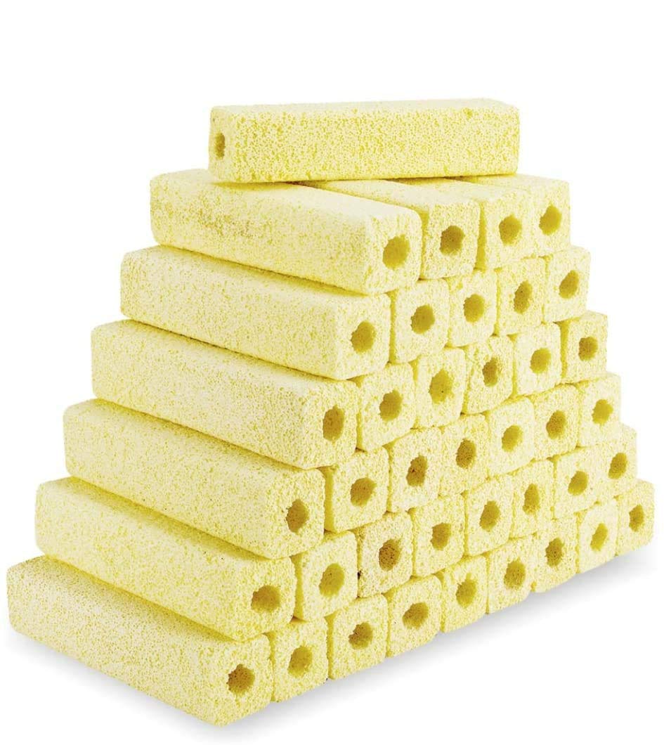 Hygger 6.2-Inch Long Aquarium Bio Media Ceramic Filter Media Blocks For Sump Tank Pond Saltwater Aquarium Fish Tank Biological M