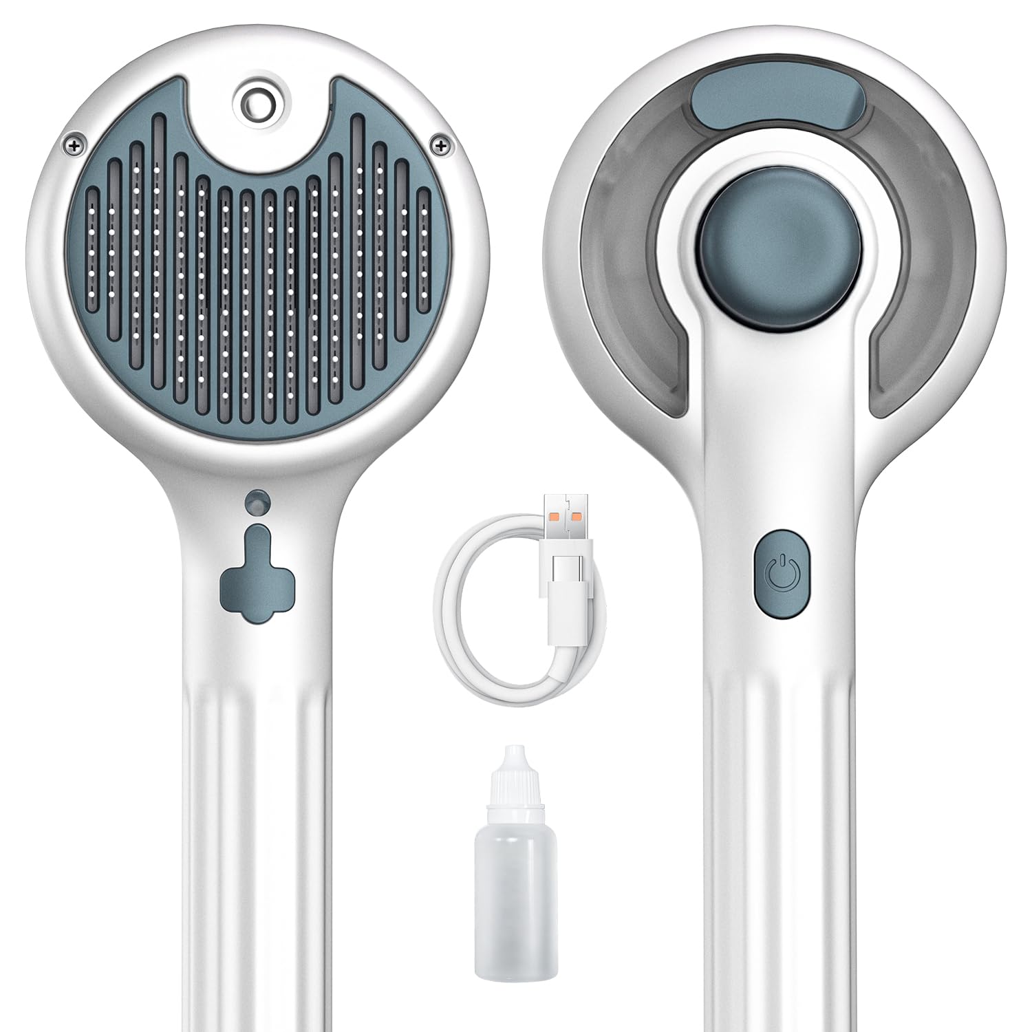 Atlamia Cat Steam Brush, 3-In-1 Self-Cleaning Pet Grooming Tool With Water Spray, Shedding & Massage Comb For Long & Short Hair