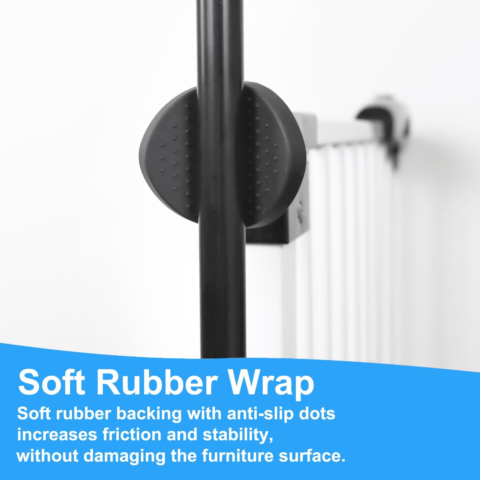 2 Pack Baby Gate Banister Adapter for Pressure Mounted Stair Gates Universal Hardware Parts Kit Baby and Dog Gate for Stairs No