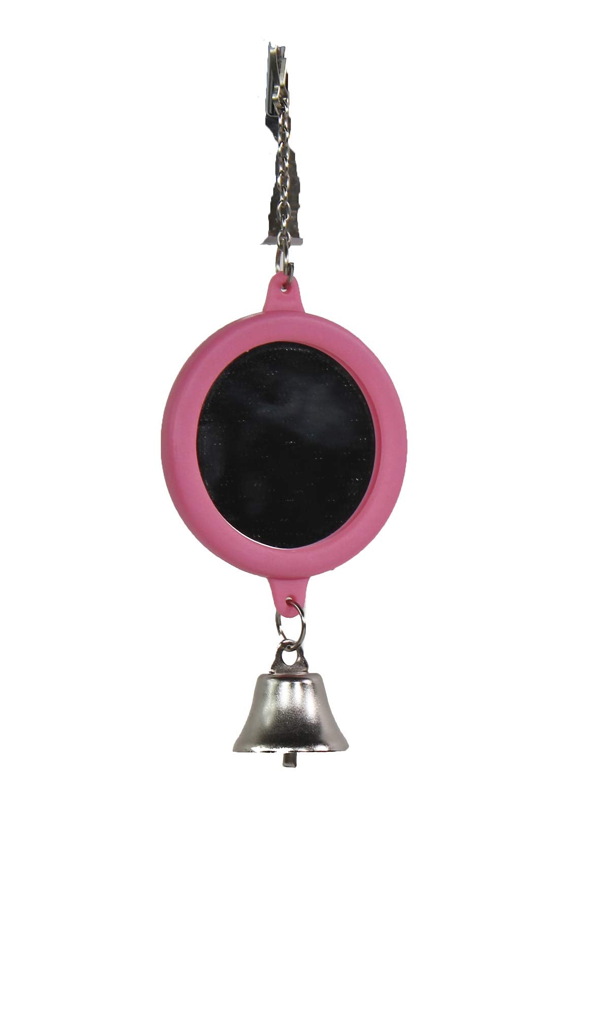 Penn-Plax Round Mirror With Bell For Bird Cage