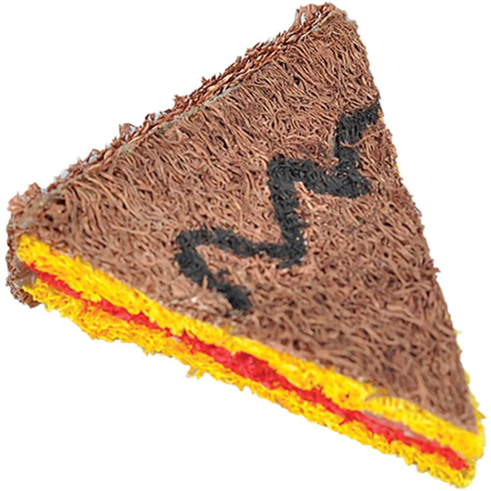 A&E Cage Company 52400963: Toy Loofah Slice Of Pizza