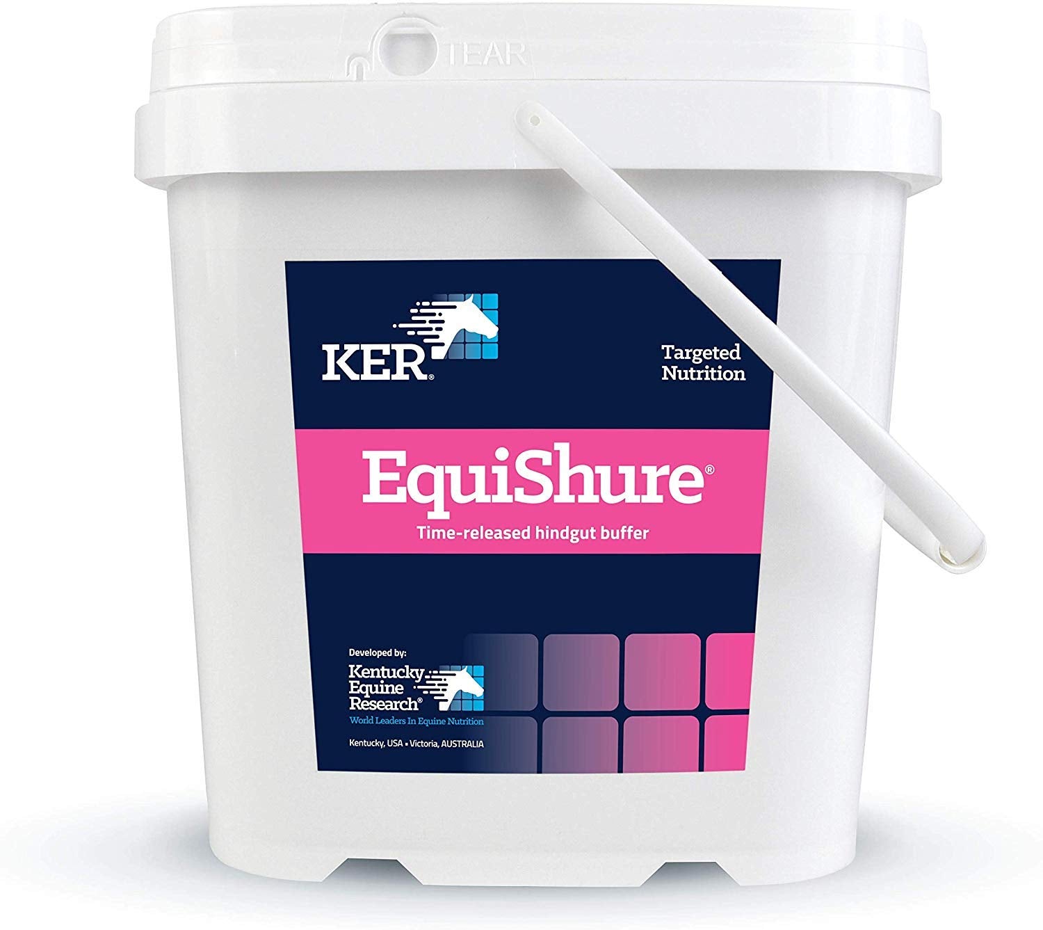Kentucky Equine Research EquiShure: Time-Release Hindgut Buffer for Horses, 7.2 kg (120 Servings)