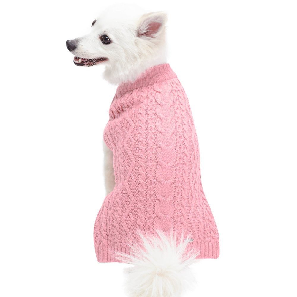 Blueberry Pet Dog Sweater - Award-Winning Christmas Sweater For Small Dogs, Wool Blend, No-Sleeve Style Dog Clothes, Warm & Cozy