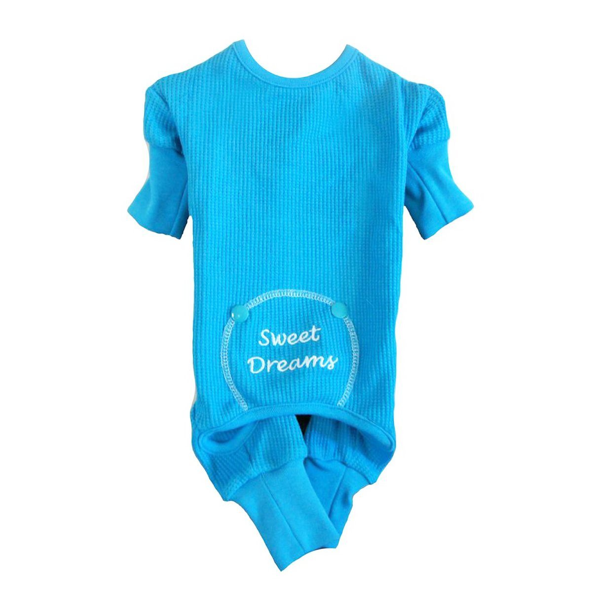 Doggie Design Blue Sweet Dreams Thermal Pajamas M