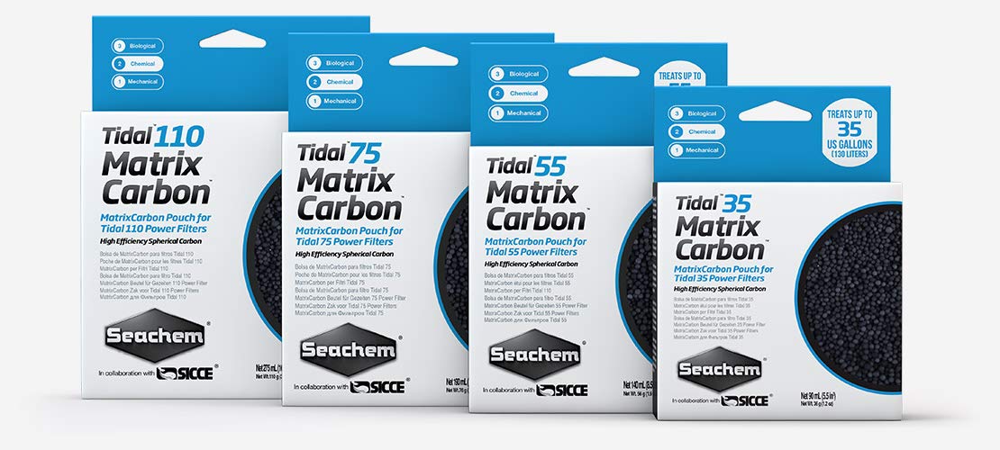 Seachem Laboratories 6509 140 Ml 55 Matrix Carbon Tidal Filter
