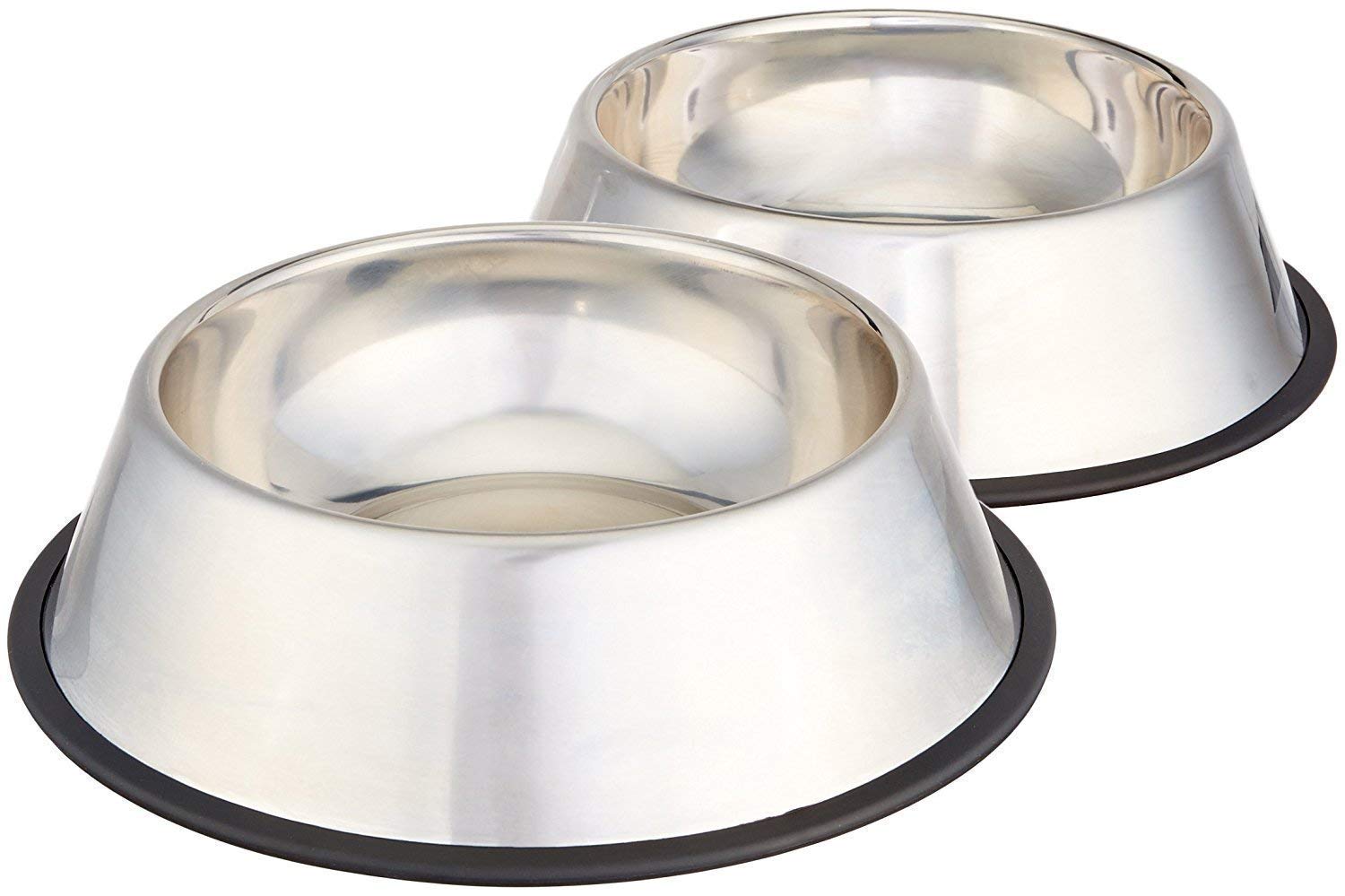Puphe Dog Plate Stainless Steel Dog Food Bowl And Cat Bowl For New Born Puppy 200 Ml XSmall Pots Size (Buy 1 Get 1 Free)