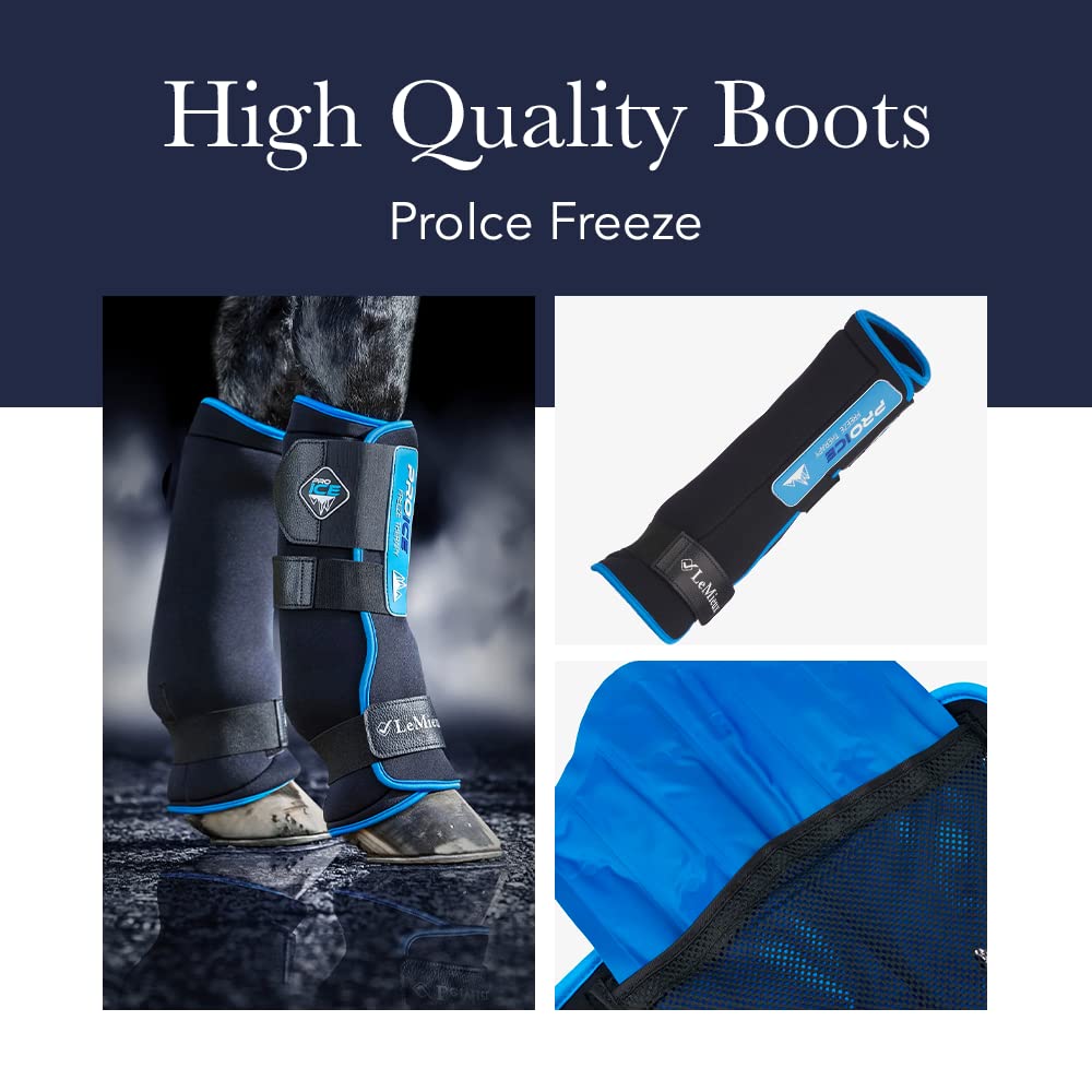 Lemieux Proice Freeze Therapy Horse Boots - Protective Gear And Training Equipment - Equine Boots, Wraps & Accessories - Medium