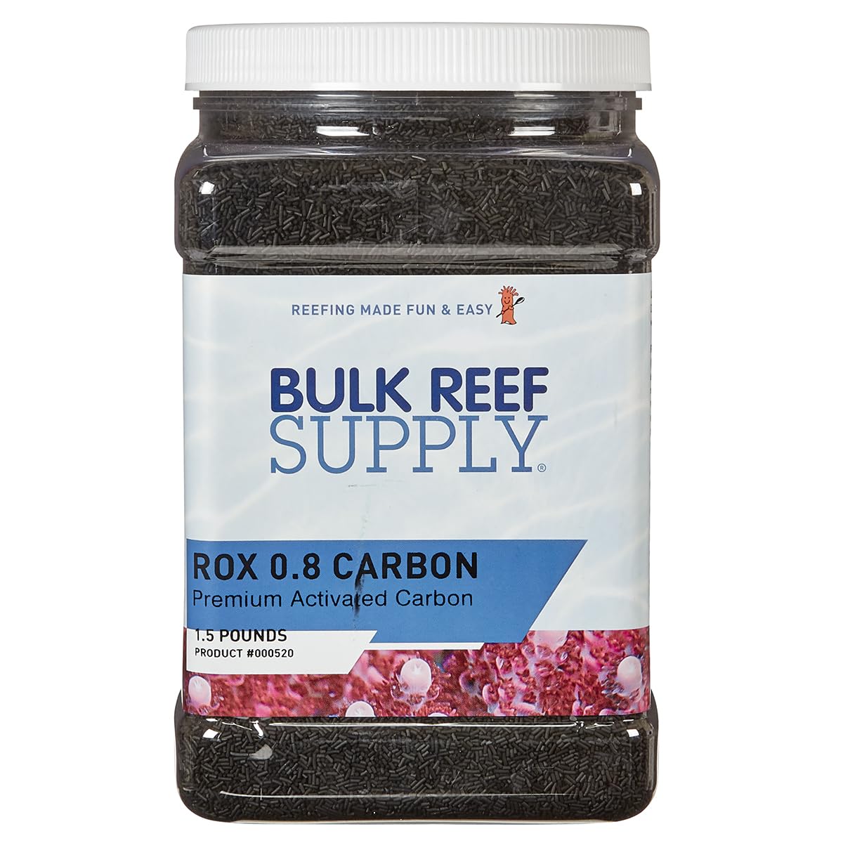 Bulk Reef Supply Premium Rox 0.8 Aquarium Carbon For Freshwater & Saltwater Aquariums (1/2 Gallon)