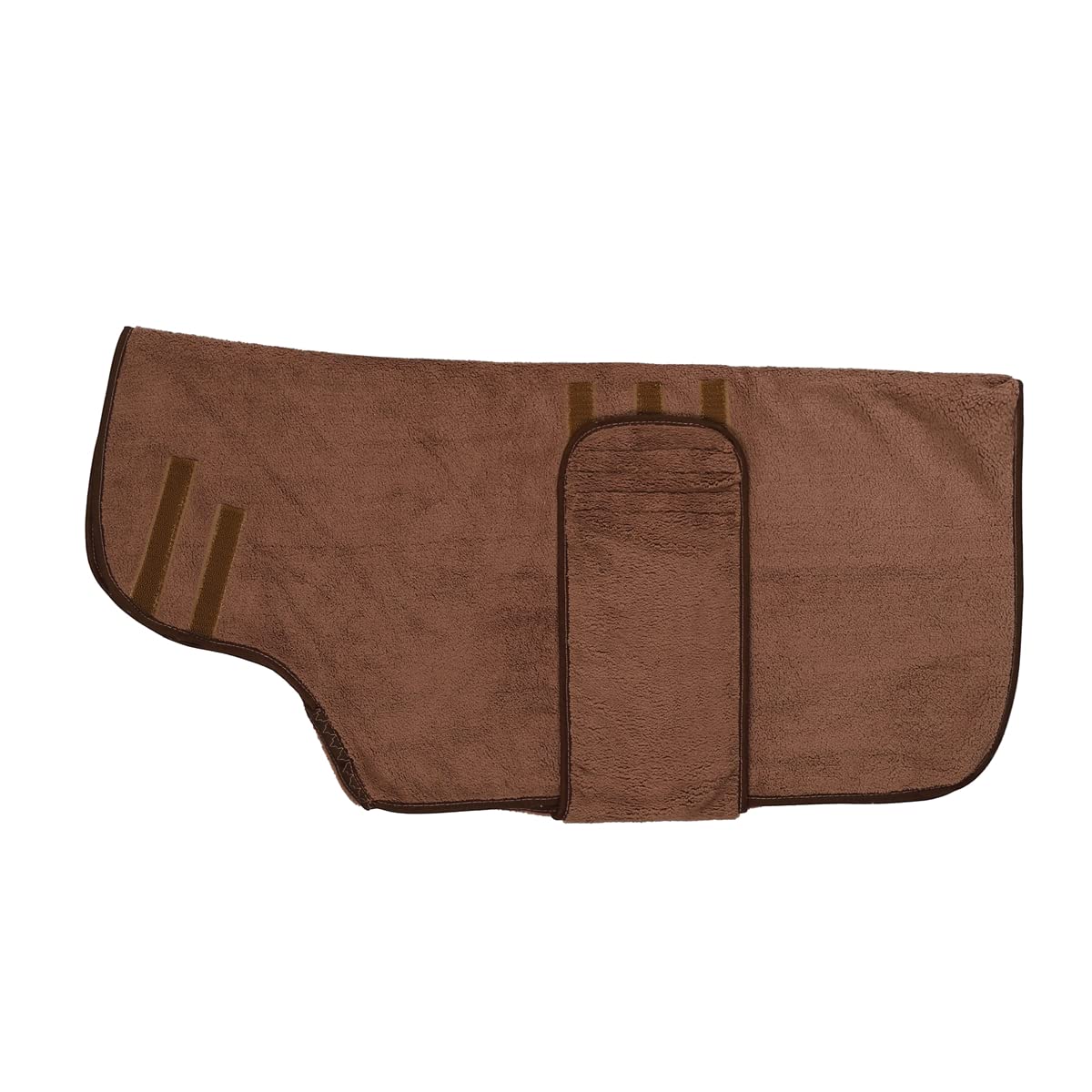 Ywkxm Premium Drying Dog Robe, Dog Bathrobe Towel - Quick Drying Pet Towel, Microfibre Super Absorbent Pet Dog Cat Bath Robe Towel For Bath & Beach Trips,Dark Brown/M