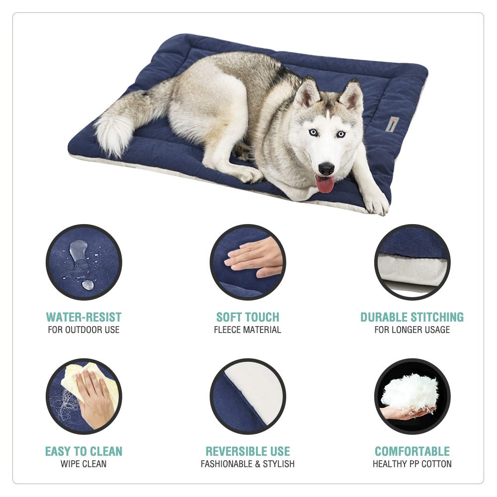Cheerhunting Camping Dog Bed Pet Bed 40?32? Outdoor, Waterproof, Washable, Water-Resist, Large, Durable, Portable Travel Pet Mat