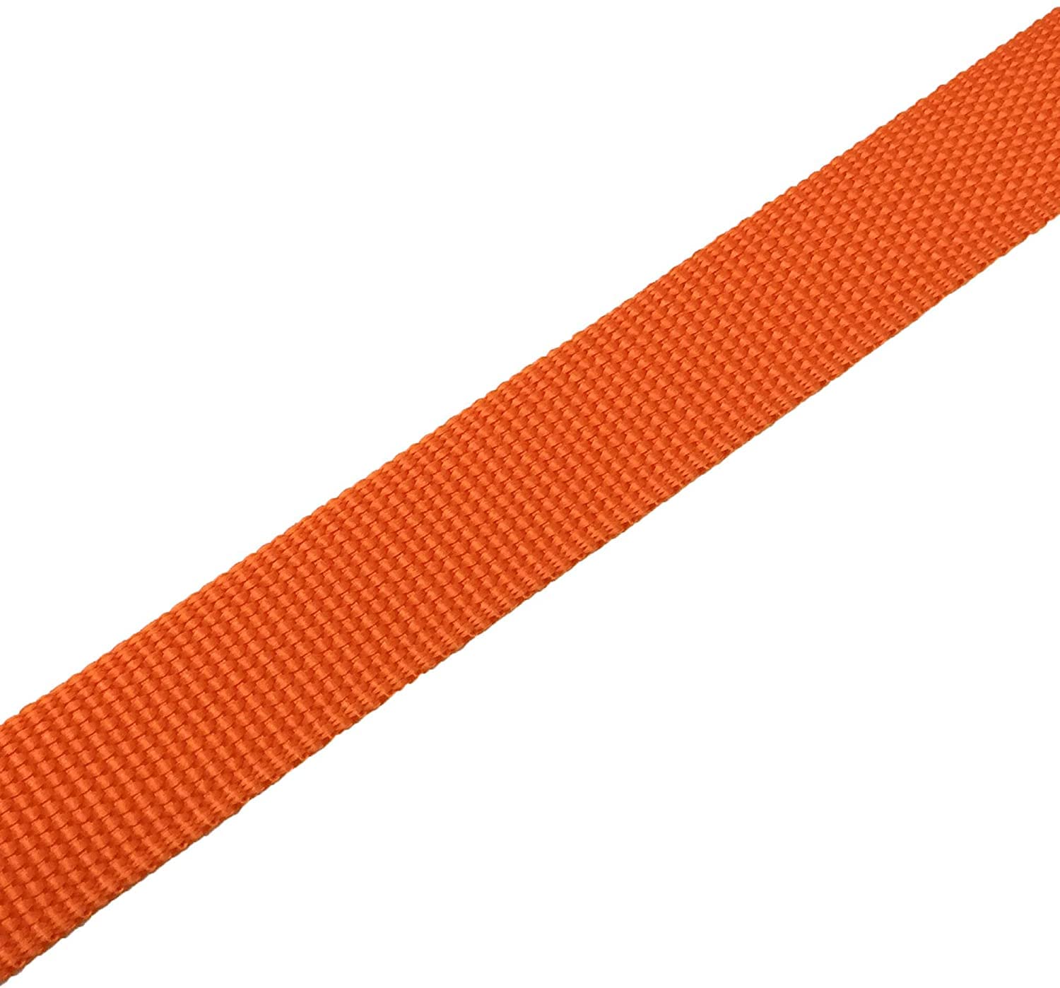 Taian 4Ft/5Ft/6Ft Strong Dog Leash, Nylon Dog Leashes For Small Medium Large Dogs (Orange, 1 In X 15 Ft)