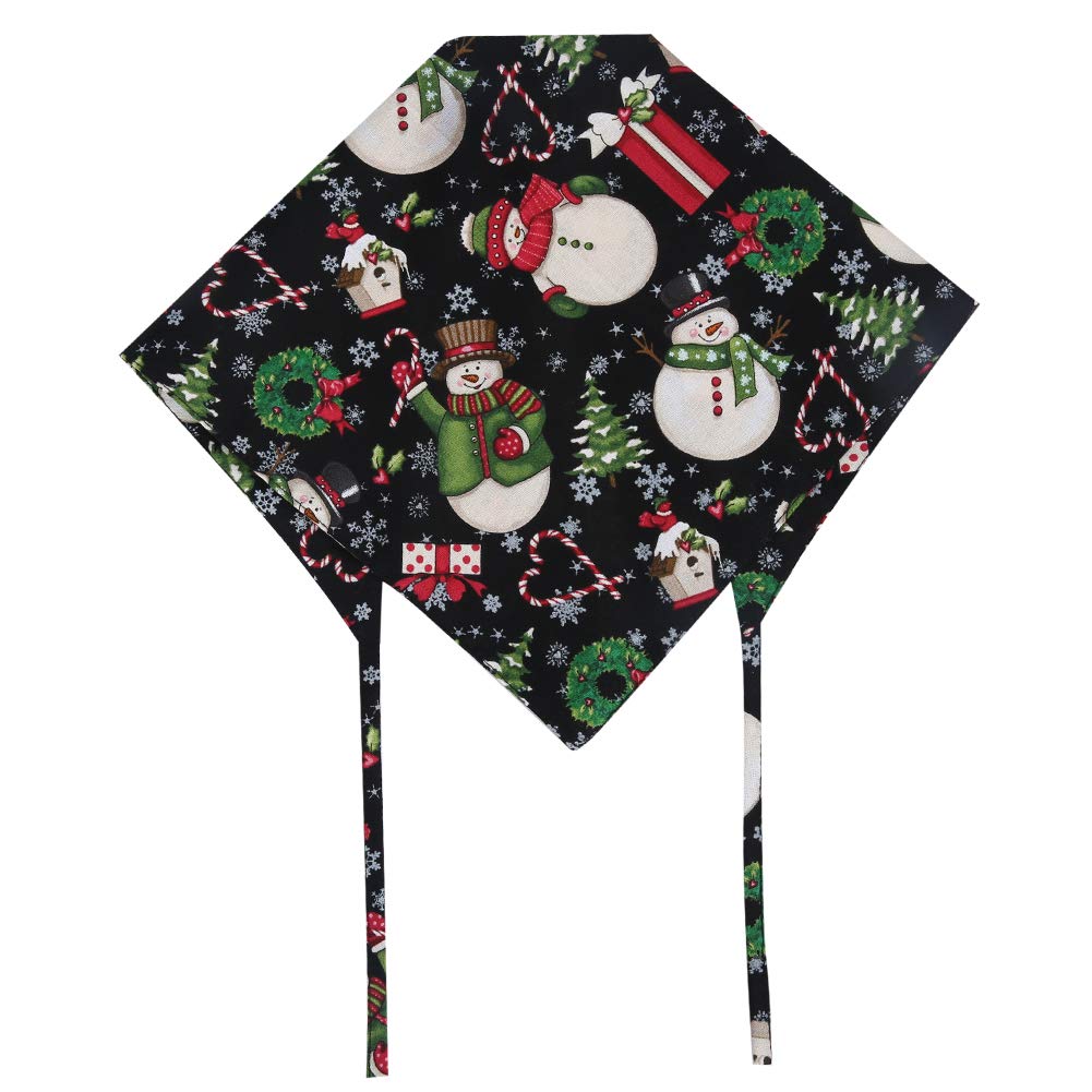 2 Pack Christmas Dog Bandana Reversible Triangle Bibs Scarf Accessories For Dogs Cats Pets Animals