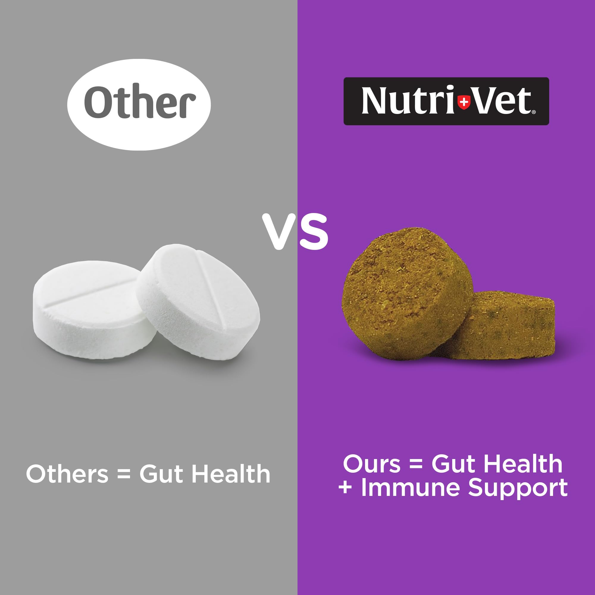 Nutri-Vet Pre and Probiotic Soft Chews for Dogs | Digestive Health Support | Tasty Alternative to Probiotic Powder | 120 Soft Ch