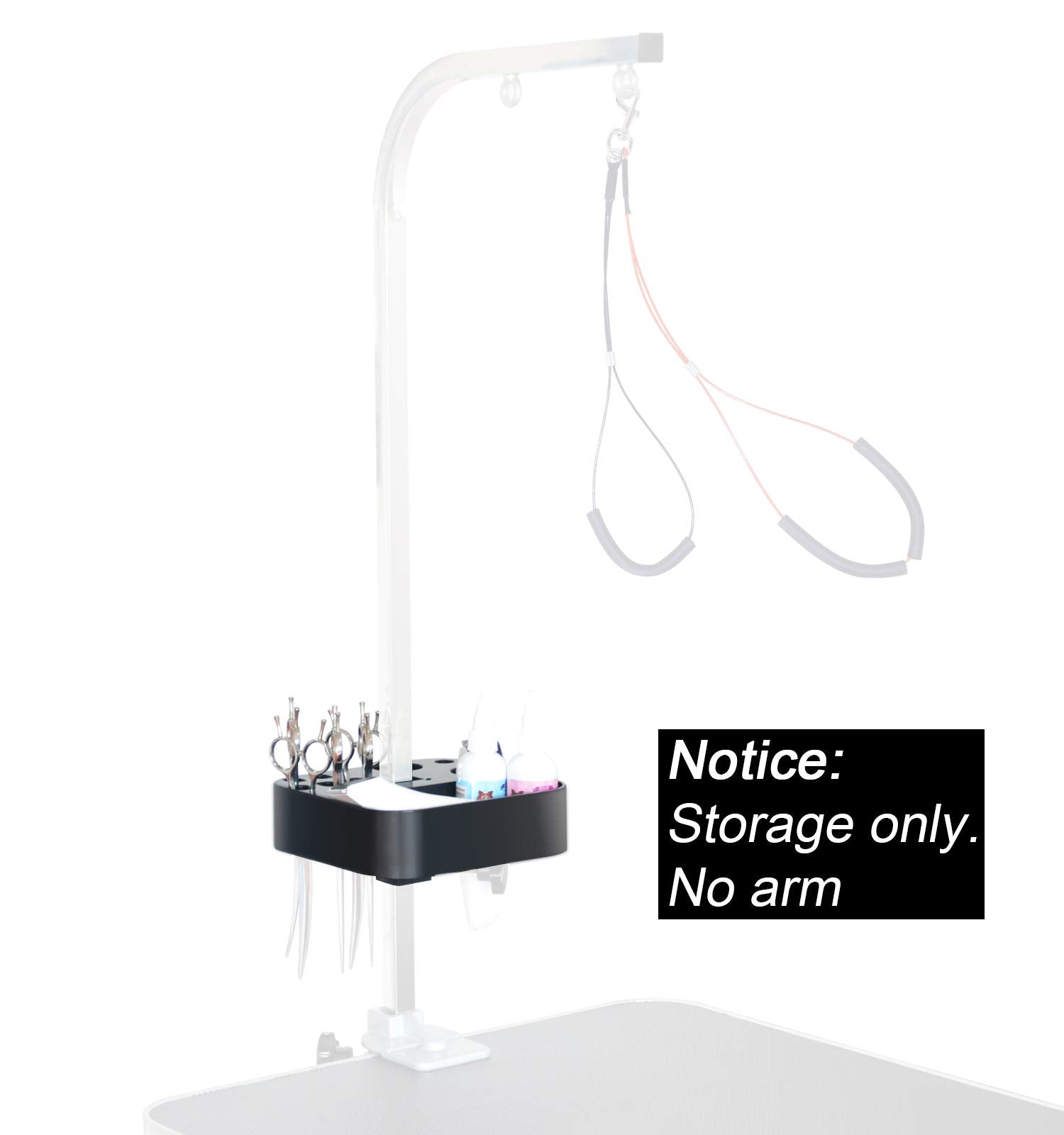 Shelandy Portable Pet Grooming Tools Holder For Dog Grooming Table And Arm