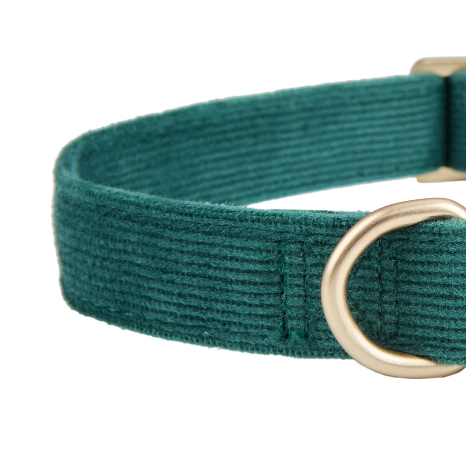 Ewinoom Soft Dog Collar With Metal Buckle Adjustable Durable Comfort Cotton Corduroy Collars For Small Medium Large Dogs Velvet