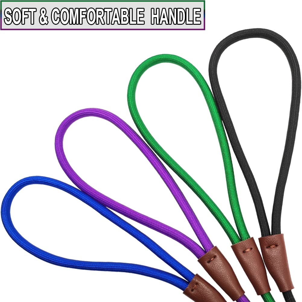 Sepxufore Small Dog Leash, 1/4'' By 6/8/10 Ft Lightweight Strong Nylon Rope Leash, Bright Classic Leasd For Small Pets/Puppy/Cat