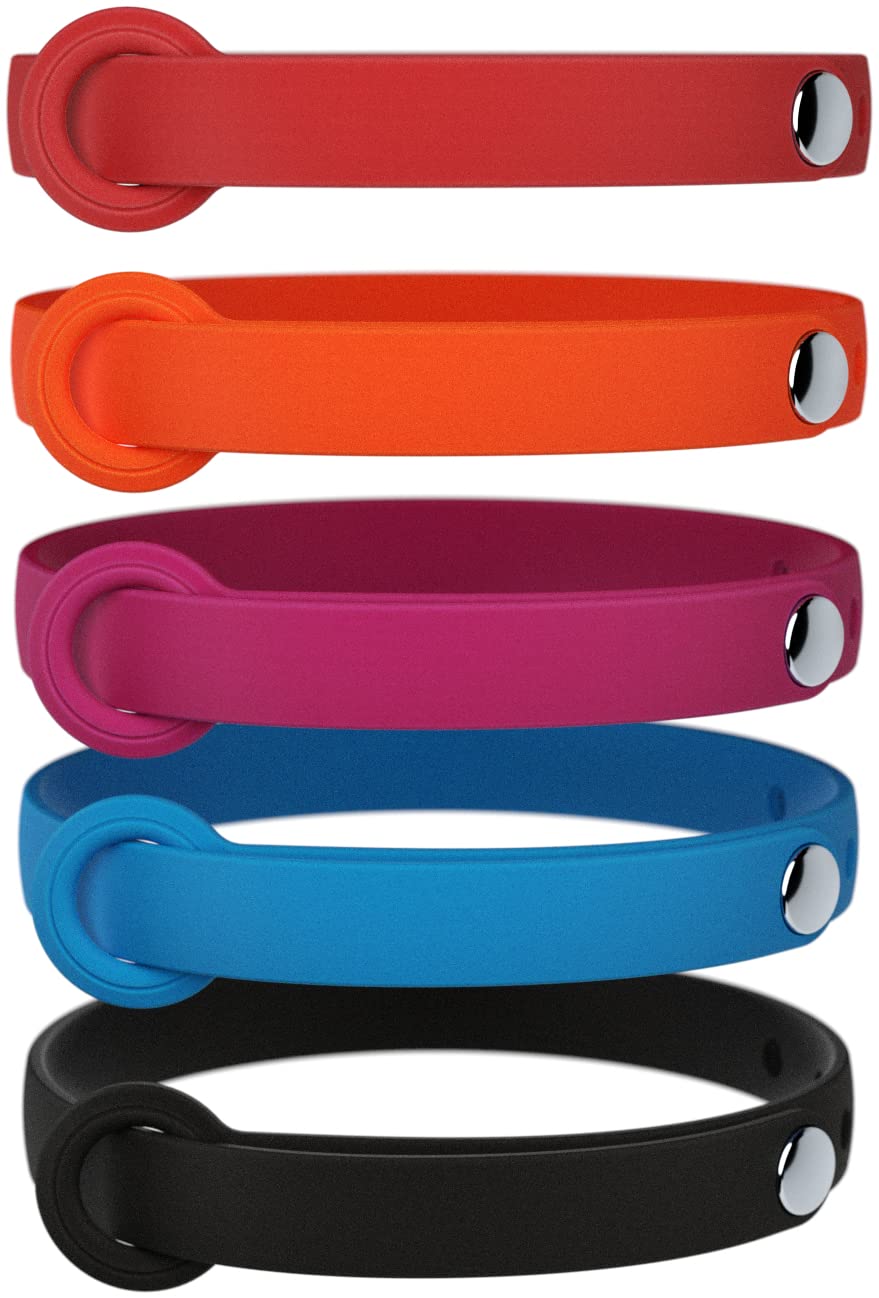 5 Pack Breakaway Cat Collar - Soft, Comfortable, And Lightweight Safety Buckle Collar With Id Tag Ring For Outdoor Cats And Kitt