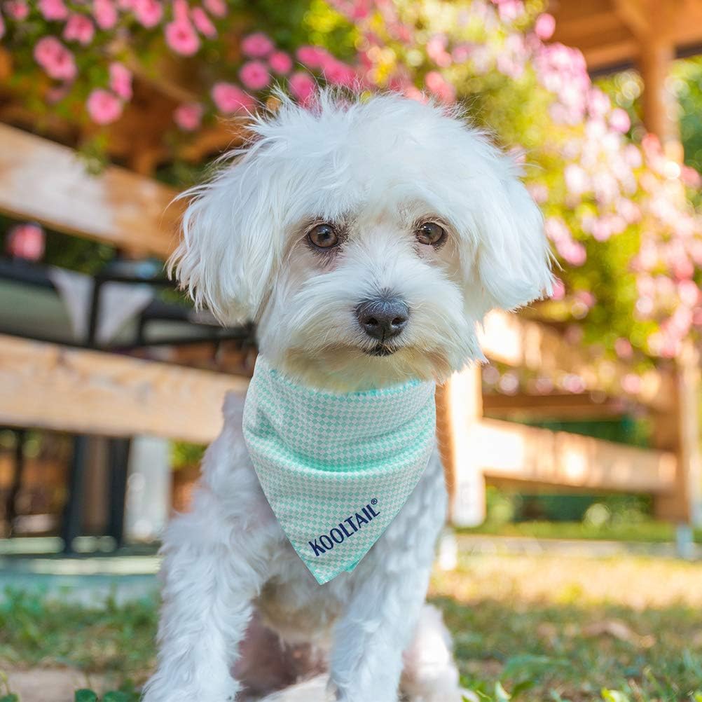 Dog Cooling Bandana 4 Packs - Kerchief Instant Ice Cooling For Summer Use Dogs Bibs Scarf For Small Medium Large Dogs