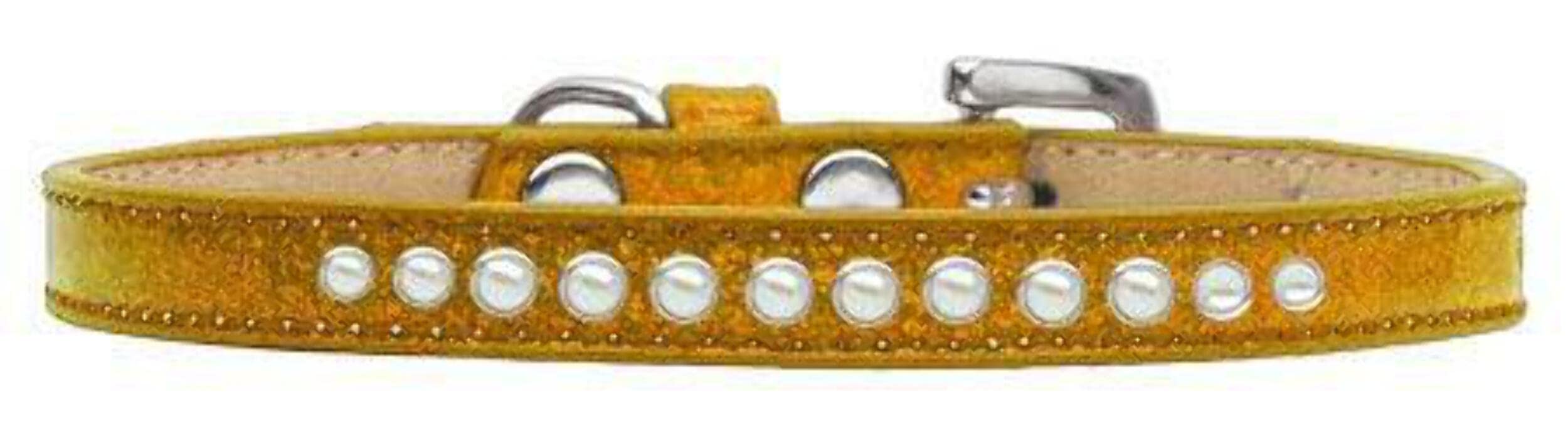 Mirage Pet Products Pearl Black Puppy Dog Ice Cream Collar, Size 10